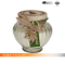 Scented Candle in Glass Jar with Decal Paper and Wooden Lid