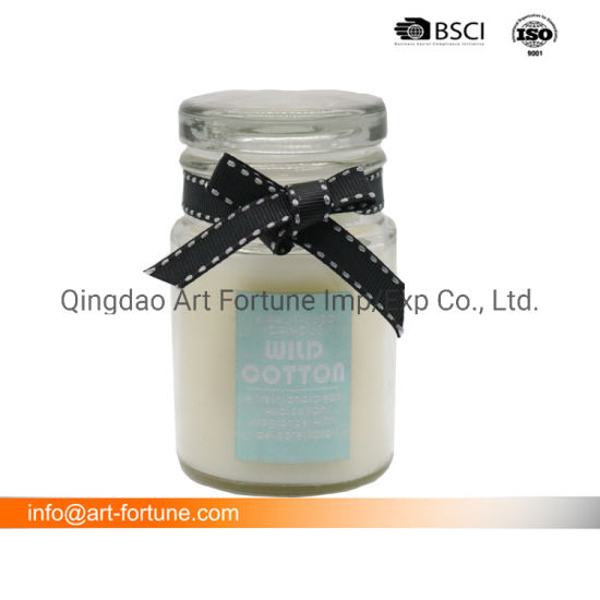 4.5oz Mason Glass Jar Candle with Lid for Home Decoration