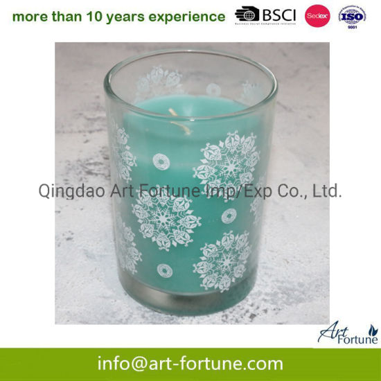 Scent Glass Jar Candle with Decor for Home Decor