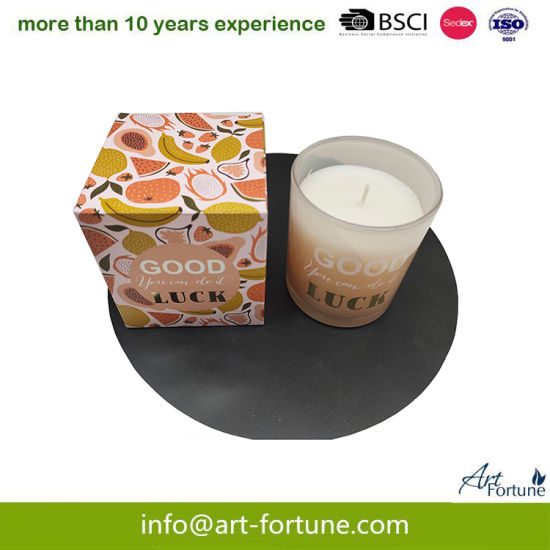 7 Oz Good Luck Fruit Scented Candle Luxury Gift Set
