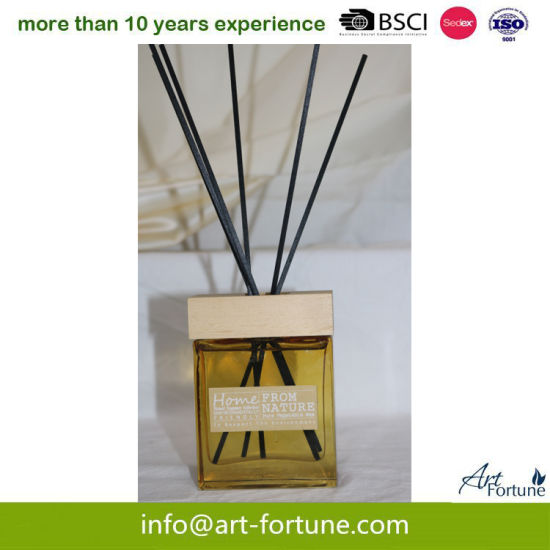 200ml High Quality Amber Scent Reed Diffuser with Color Spray in Gift Box for Home Decor