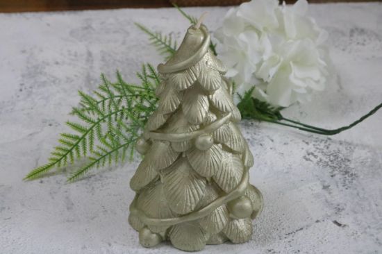 Hand Made Scented Tree Shape Candle for Festival