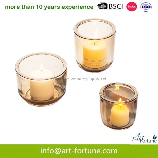 Printed Round Tealight Candle Holder for Party Decor