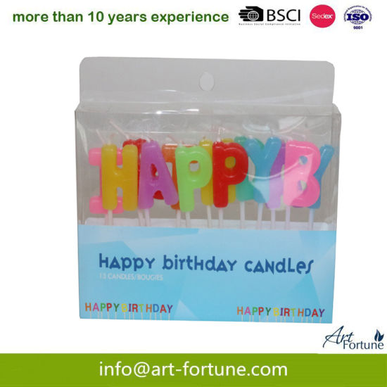 Number Shape Candle for Birthday Party