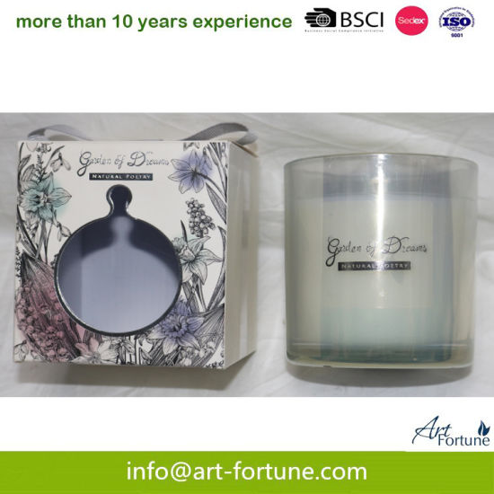 7 Ozglass Jar Candle with Box for Home Decor