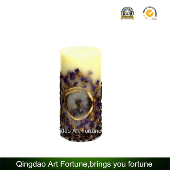 Dry Flower Inclusion Candle--Hand Pour-Medium Size