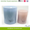 4.5oz Scent Glass Candle Color Spray with Decal Paper for Home Decor