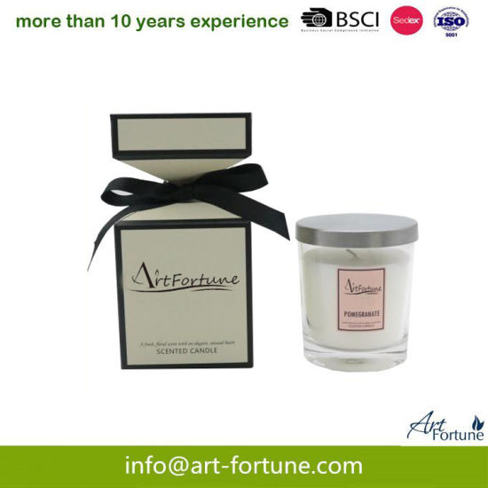 140g Scent Glass Jar Candle with Buckle Box