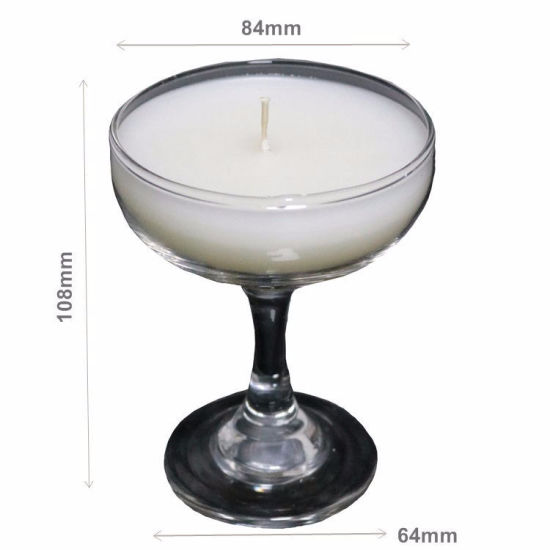 Luxury Scented Candle in Crystal Glass Cup