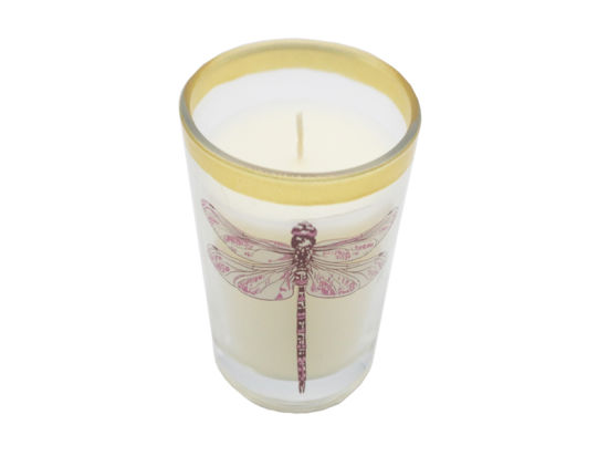 4.5oz Flower Scented Glass Candle for Home Decor