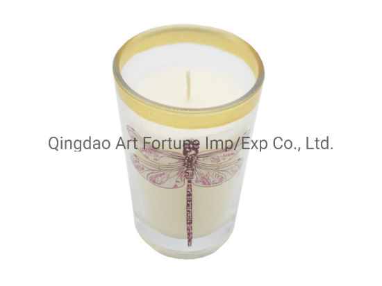 Large Glass Candle for Home Decor