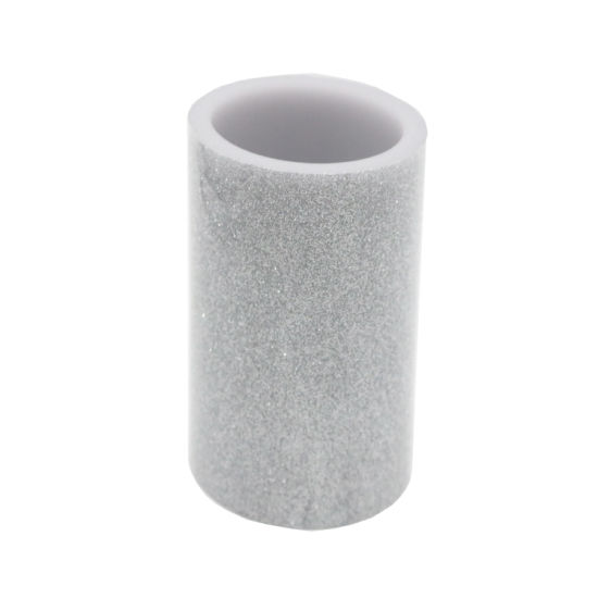 The Warm Light of Small Flameless LED Pillar Candle with Lacker for Home Decor