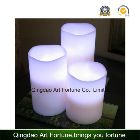 Flameless Real Wax LED Candle with Warm White Light