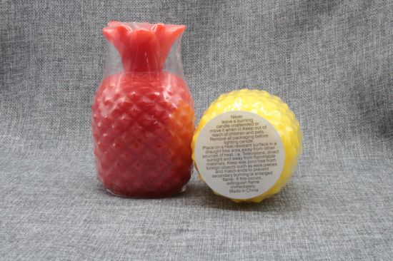 Handmade Pineapple Candles with Golden Lacker for Home Decor