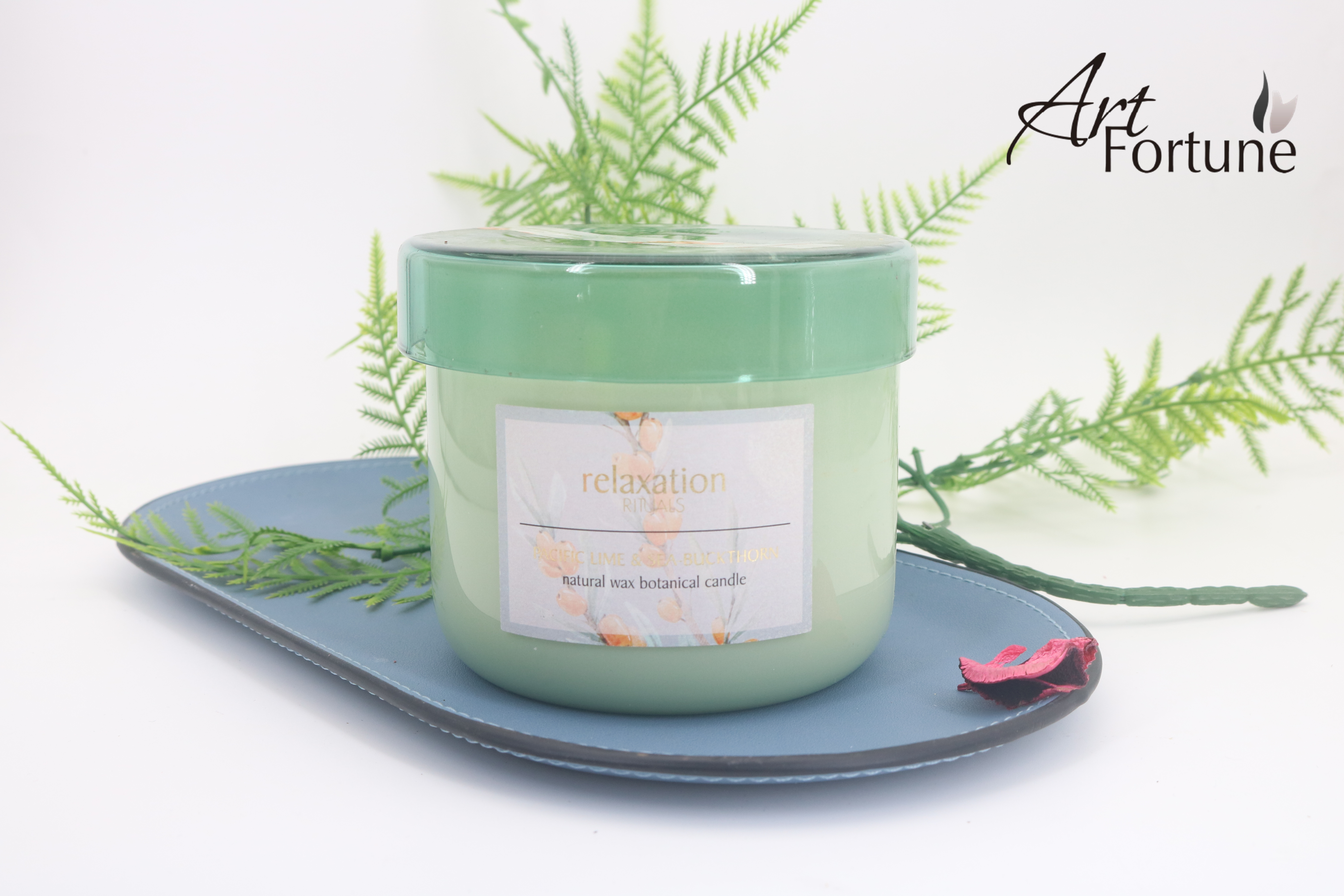 Wholesale Glass Scented Candle with Decal Paper for Home 