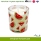 200g Scented Glass Candle with Fruity Decal Paper for Festival