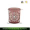 Hot Sale Glass Candle with Decoration and Pattern
