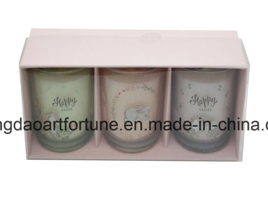 Large Scented Candle in Color Gift Box for Home Decor