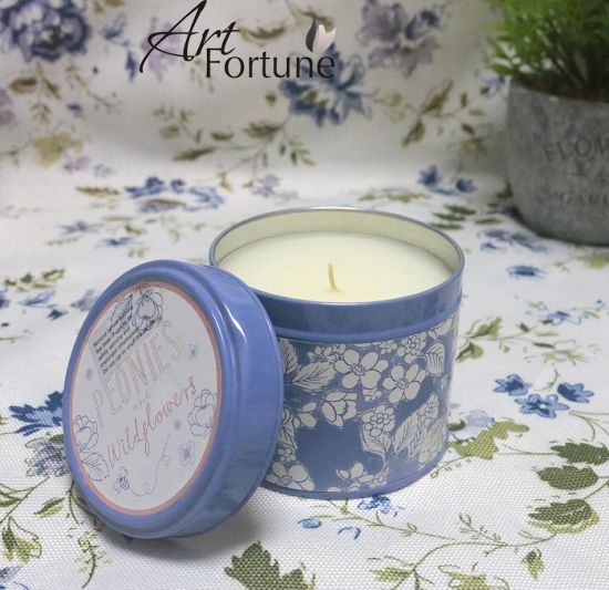 160g Hot Sale Customizable Candle with Tin Can