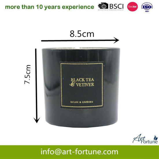 China Supplier Sales High Quality Luxury Custom Soy Wax Scented Glass Candle