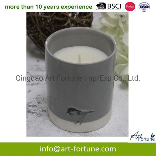 Decorative Ceramic Scent Candle for Home Decor