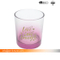 Electroplate and Laser Engrave Glass Tealight Candle Holder Gift Set in Pet Box