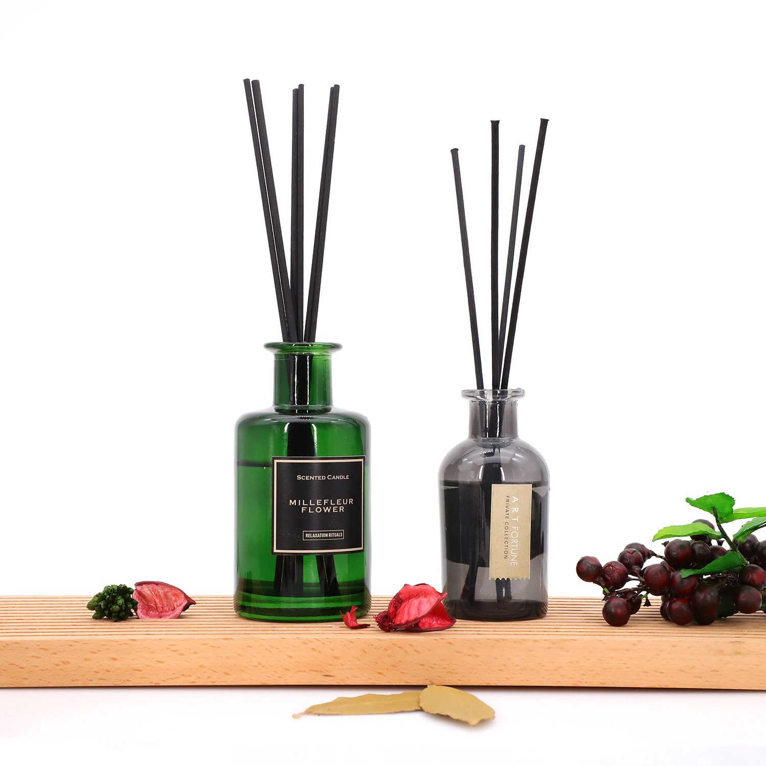 50ML/100ML/200MLSet of Oil Diffuser with Rattan Sticks for Fresh Air