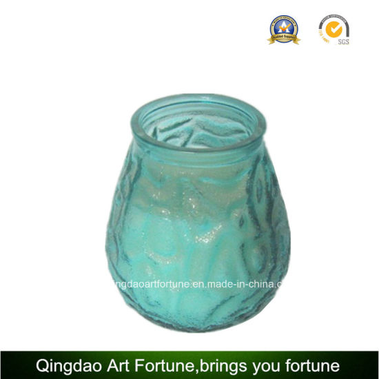 Printed Votive Candle Glass Container for Home Decor