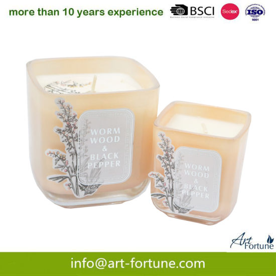 Glass Scented Candle of Manufacturer