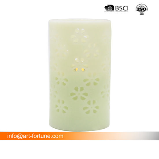 Customized LED Battery Operated Candles LED with Real Wax and Flickering Light