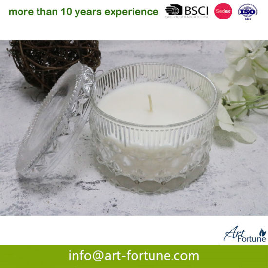 Scented Cut Glass Candle for Home Decoration