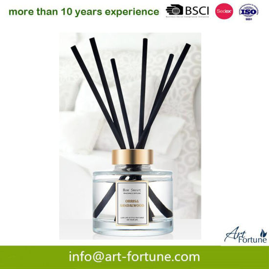 Large Scent Reed Diffuser Set with Color Label in Gift Box for Home Decor