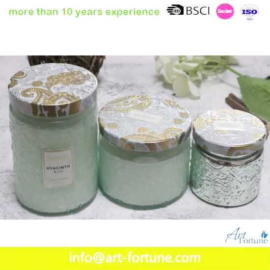 5oz High Quality Soy Wax Scent Glass Candle for Home Decor